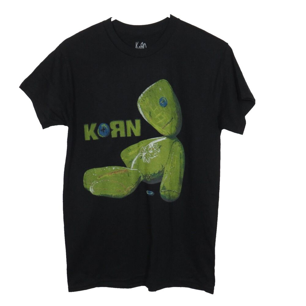 Korn Band Tee Black Cotton Unisex Adult Size Small
